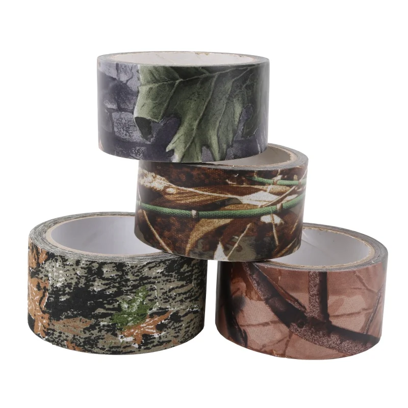 

1pc Waterproof Camo Tape Self-adhesive Durable Outdoor Camping Camouflage Stealth Tape Wrap Camping Hunting Accessories