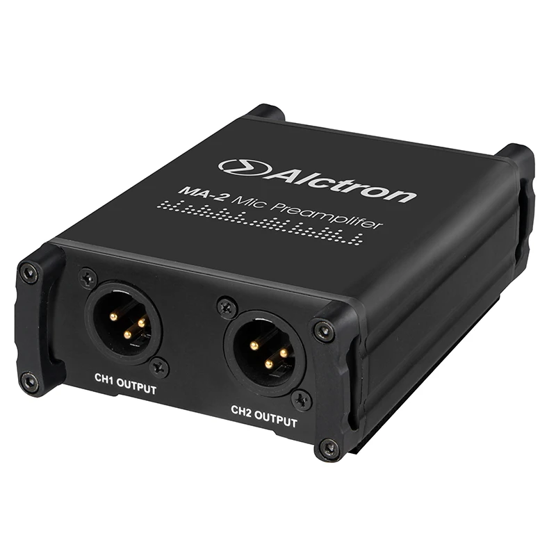 

Alctron MA-2 mic amp Dual Channel microphone Amplifier