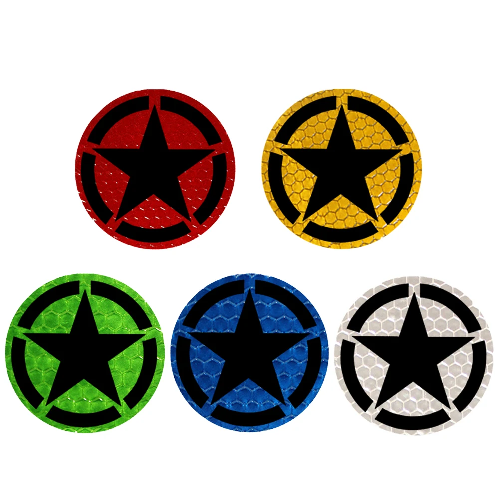 US Army Star Reflective Car Decal Bumper Sticker For All Cars Suv Motorcycle Autocycle Bicycle Bike Special Stars Car Stickers - Image 6