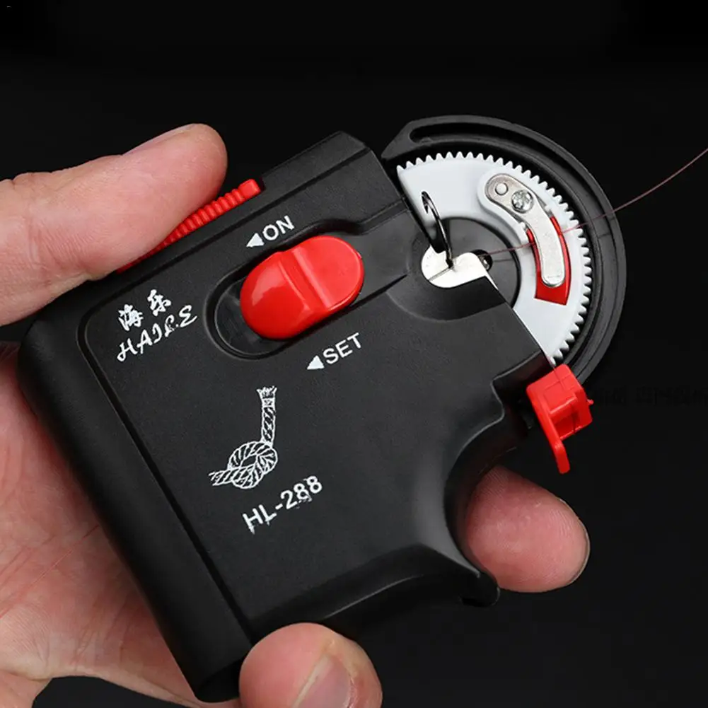 2019 New Automatic Portable Electric Fishing Hook Machine Line Accessories Quick Tie Tying Device Equipment | Спорт и развлечения