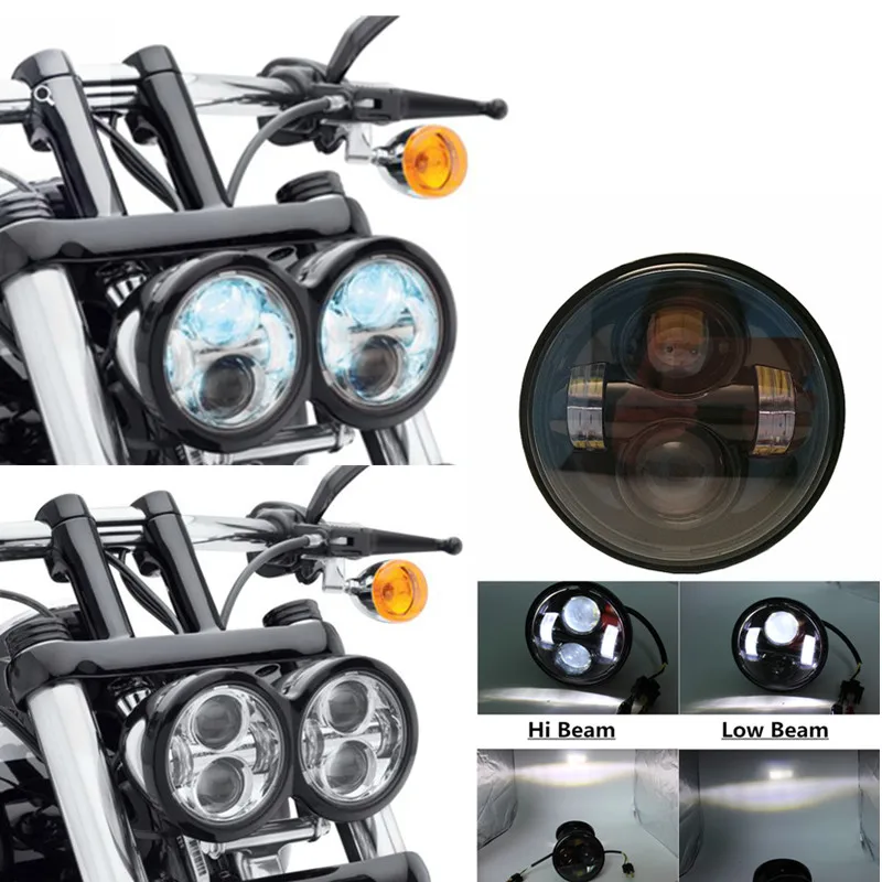 2 шт. для moto r Dyna жир Боб FXDF модель Moto проектор светодиодный лампы фары r|headlights