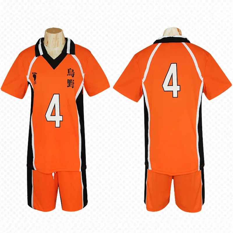 

Cute Unicorn Haikyuu No.4 Nishinoya Yuu Jersey Unisex T shirt Karasuno High School Club Cosplay Costume anime Uniform