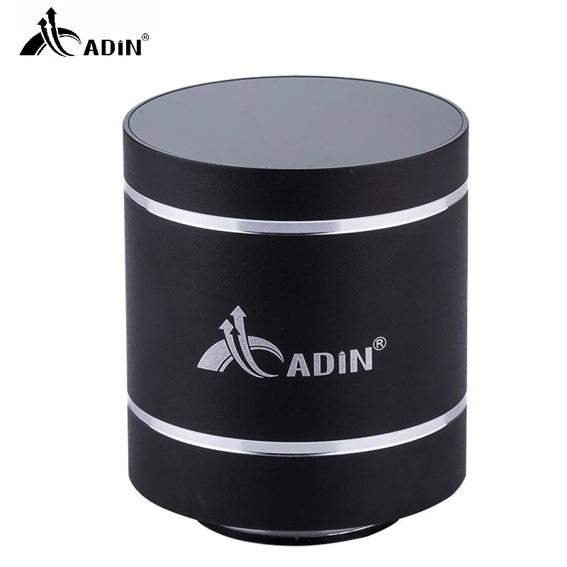 ADIN мини металлический 10 Вт Bluetooth вибрирующий динамик Громкая связь звонки NFC HIFI беспроводной сабвуфер 360 стерео бас телефон акустическая система для ПК
