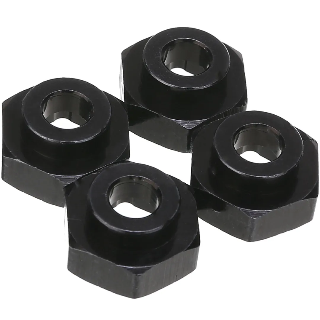 4Pcs/Set 12mm To 17mm Hex Wheel Adapter Extension 5mm For 1/10 1/8 RC Car Wheel Hex