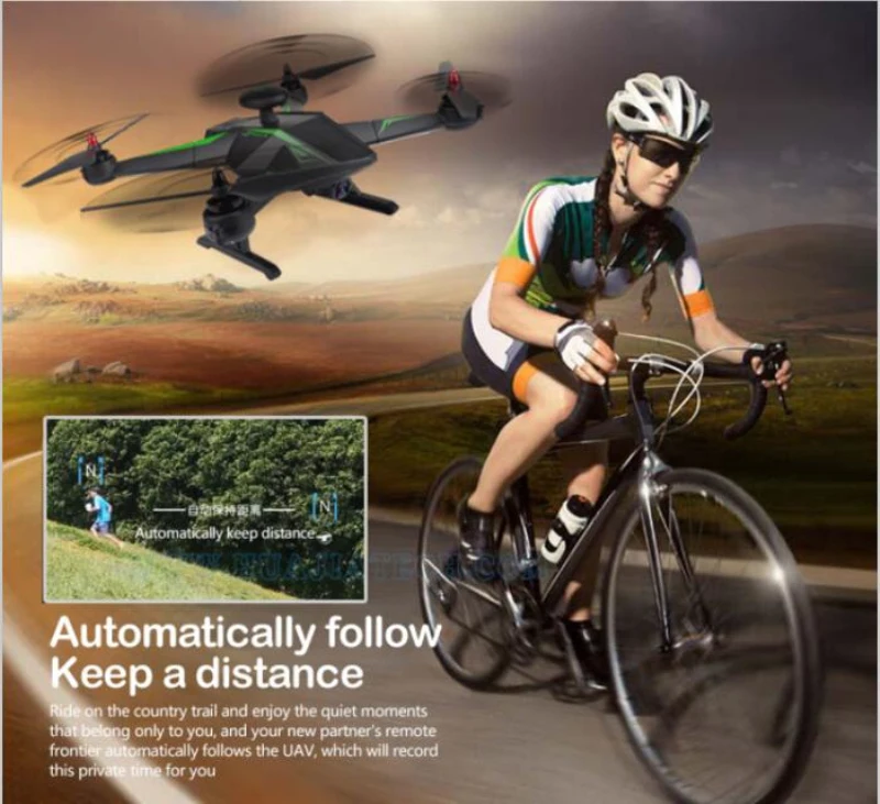 Новый RC136 2 4G 4CH двойной GPS Follow Me RC Квадрокоптер с бесщеточным Мотором 5 8G FPV WIFI