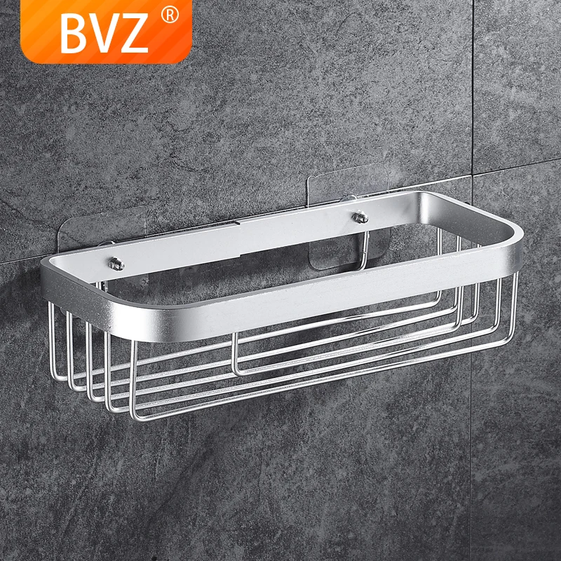 BVZ B стиль длинные полки для ванной держатель гелей для душа Ванная комната место для хранения Алюминиевая душевая полка Шампунь Косметические полки