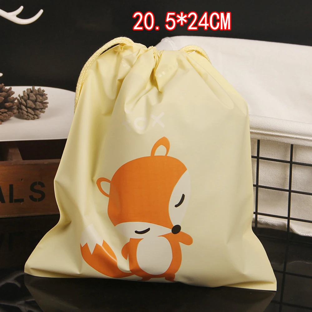 Squirre 20.5x24cm 3 шт./компл. дорожная сумка для хранения Peva мультфильм Луч рот печать Водонепроницаемый Костюмы сортировки мешок три размера на выбор - Цвет: Squirre 20.5x24cm