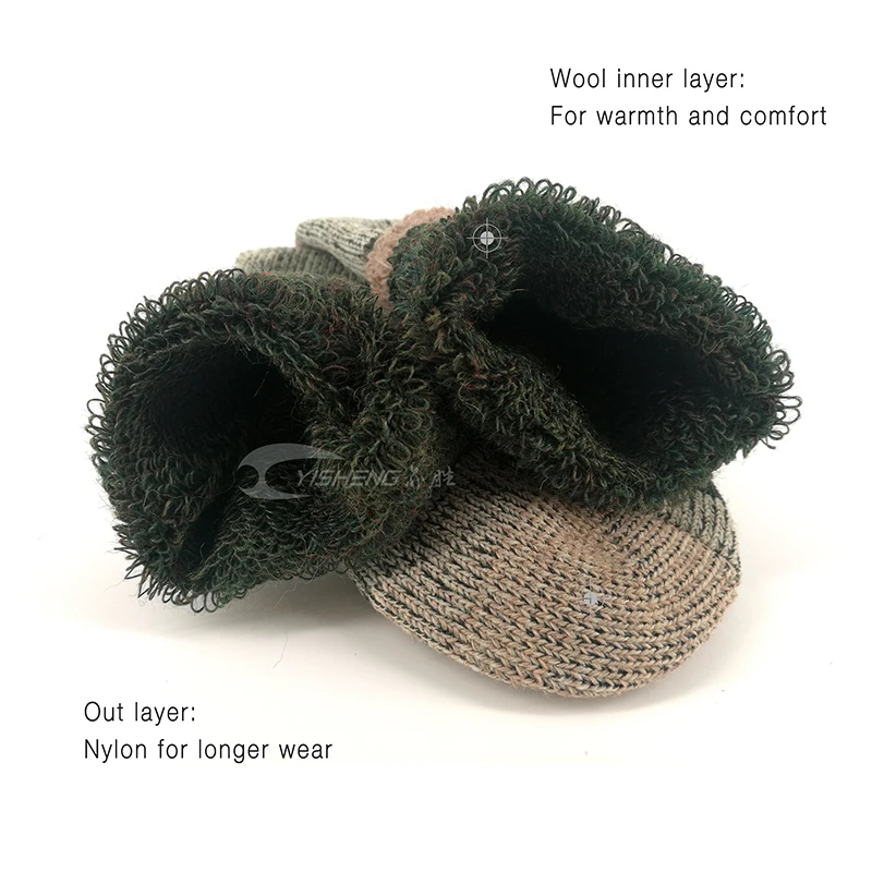 Шерсть мериноса Для мужчин зимой толстые Термальность работы носки Одежда высшего качества теплые экипажа полный подушки Для мужчин носки
