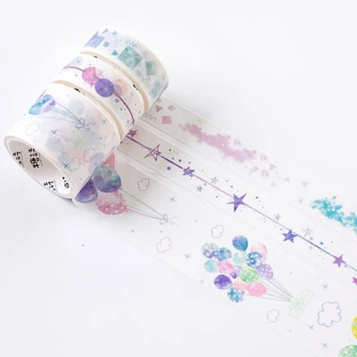 3 шт./партия растения Гриб Мечта звездное небо васи лента DIY Украшение скрапбукинг планировщик этикетка для маскирующей ленты наклейка канцелярские товары - Цвет: 09