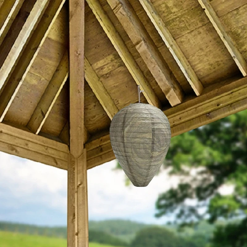 

Outdoor Wasp Deterrent Lantern Hanging Fake Nest Simulated Hive Light Lanterns Prevent Rain And Moisture From Entering