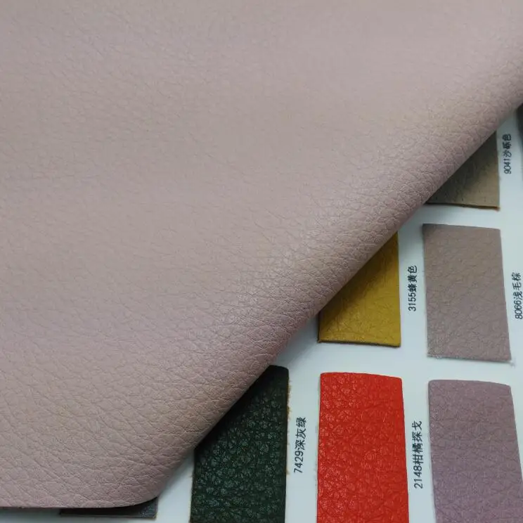 1.3mm Embossed Litchi Grain Leather Synthetic Leather Faux Leather