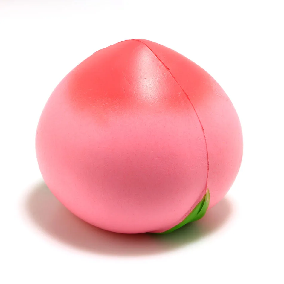 1Pcs 10CM Colossal Soft Squishy Peaches Cream Scented Super Slow Rising 3