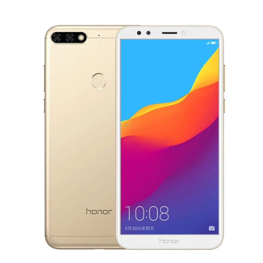 Honor Play 7C мобильный телефон 5,99 дюймов полный Экран 4 Гб оперативной памяти, 32/64GB 13MP+ 8MP Камера 3000 мА/ч, 4G LTE Android 8,0 смартфон - Цвет: 4GB 64GB  Gold