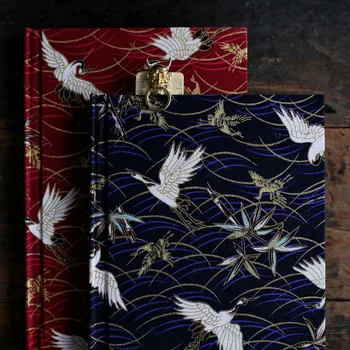 

ERLI Designer Original Flying Crane Notebook Ukiyoe Yamato-e Notebook Hot Stamping Diary A5 1PCS