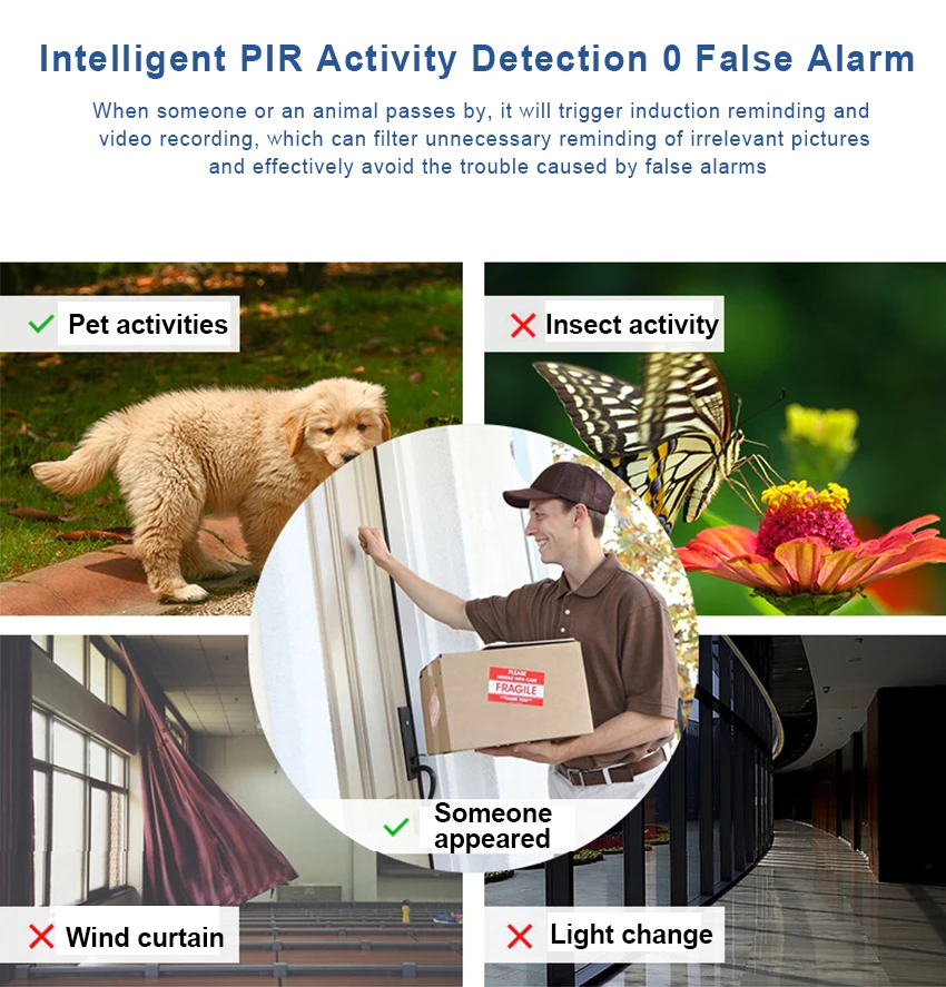 Smar 1080P HD Wireless WiFi Camera Built-in 10400mAh Lithium Polymer Battery Outdoor Indoor Security IP Cam PIR Motion Detector (8)