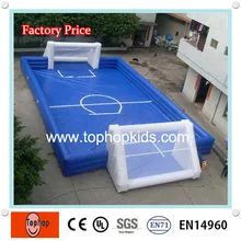 Высокое качество ПВХ брезента футбол Футбол игровое поле надувные спортивные игры для взрослых для продажи