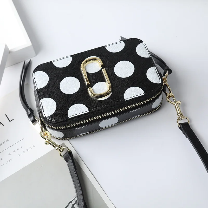 

Genuine Leather Women Handbags 2019 New Fashion Wave Point Shoulder Messenger Bags High Quality Women Leather Handbags