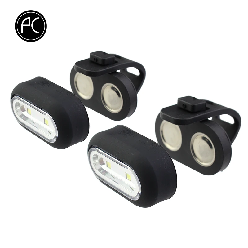 

PCycling 2pcs Bicycle Pedal Light Magnetic Lamp MTB Road Bike Light Multi-function LED Light Waterproof Outdoor Backpack Light