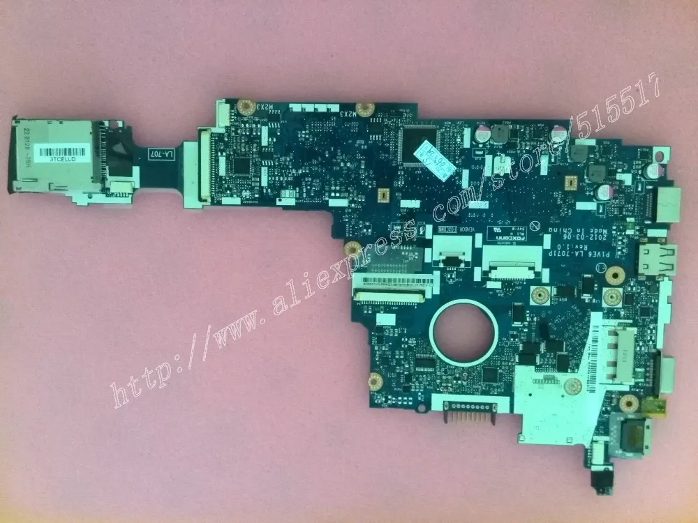 

P1VE6 LA-7071P Rev:1.0 Main board For Acer aspire ONE 722 AO722 Motherboard Card