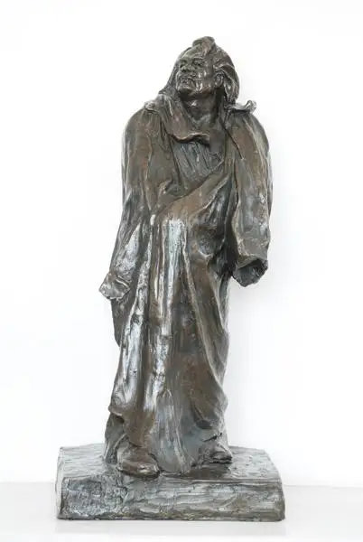 

Abstract Art Bronze Sculpture Figurine Home Decoration Artwork Collectible Famous Person Balzac Statue