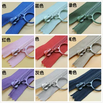 

50 PCS/LOT CHEAP RESIN Zipper CLOSE END RING CIRCLE Slider for COLLAR BAG POCKET Sewing ACCESSORIES ART DIY