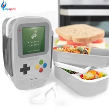 Kamera Form Kunststoff Große Doppelstöckige Mittagessen Bento Box Sushi Bento Box Mikrowellen LunchBox Mit Gabel Bigspoon Geschirr Set