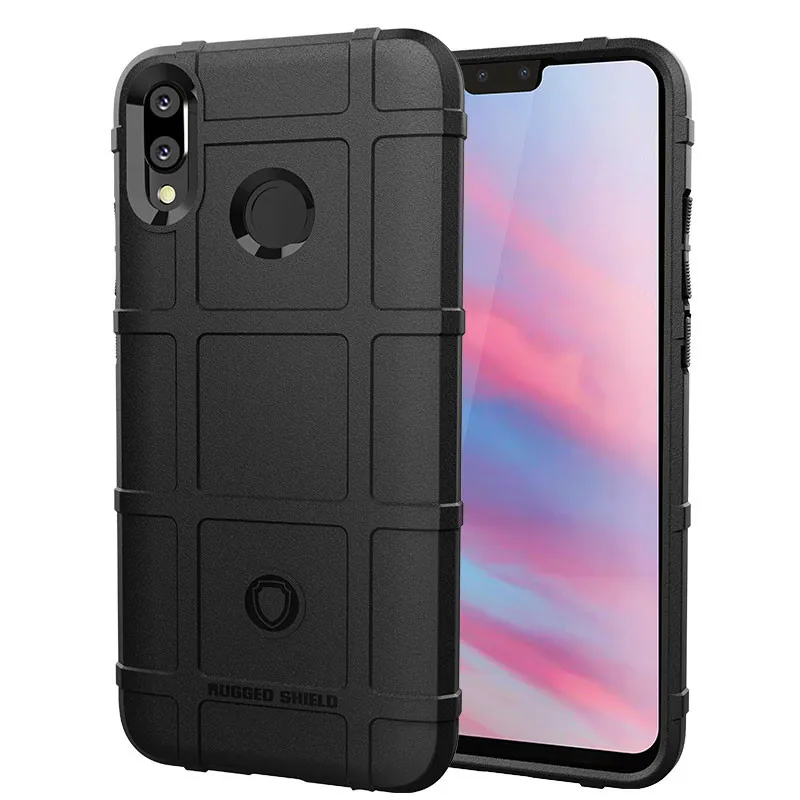 

For Huawei Y9 2019 Case 6.5 inch Shockproof Protection Hybrid Hard Armor Rubber Silicone Full Cover For Y9 (2019) Tough Coque