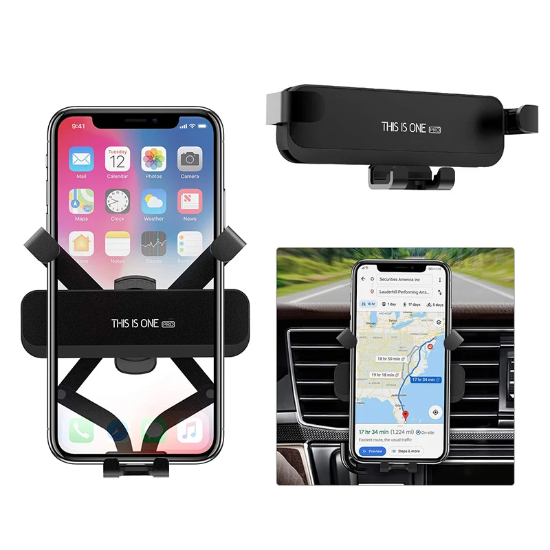

Universal Car Phone Holder For Phone In Car Aluminum Alloy Support Smartphone Car Mount Air Vent Phone Car Holder