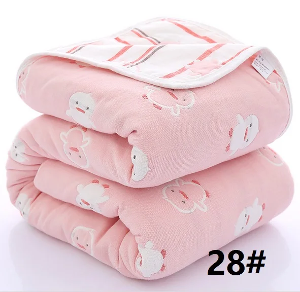 Toalha de Banho do Bebê Milagre Bebê Swaddle Musselina Algodão 6 Camadas Recém-nascido Cobertores Bebe Recebendo Envoltório Infantil 60*80cm 100% 24 cobertores bebe recebendo cobertores envoltório infantil 60*80cm