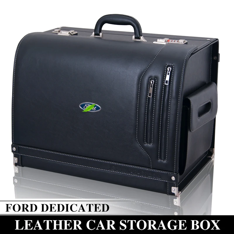 Посвященная Ford коробка для хранения Carnival Fox Mondeo winning sharp adventurer автомобильный кожаный ящик для хранения Автомобильный багажник коробка для хранения
