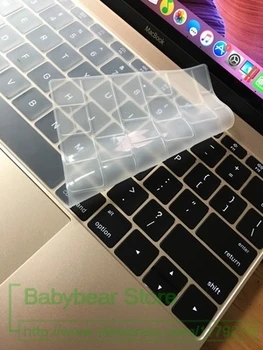

US version English language letter Silicone keyboard cover for macbook air 12 inch A1534 Protector Sticker 12'' film