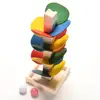 Colorful Tree Marble Ball Run Track Building Blocks Kids Wood Game Toys Children Learning Educational DIY Wooden Toys Gifts ► Photo 2/6