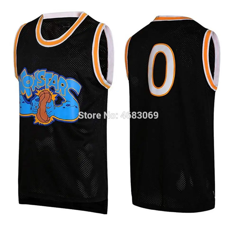 Billige Film Cosplay Kostüme Raum Jam Tune Squad #23 #1 BUGS #10 LOLA #22 Murray bunny Basketball Trikot Genäht Nummer