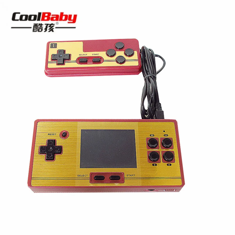 Coolbaby RS 20 встроенный 600 различных игр 2 6 дюймовый экран детская игра 8 бит ручной