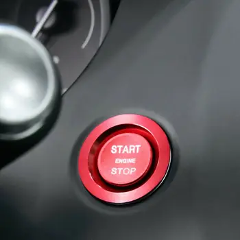 

Parts Switch Button Cover Trim Frame Protector Red Keyless Start Ignition