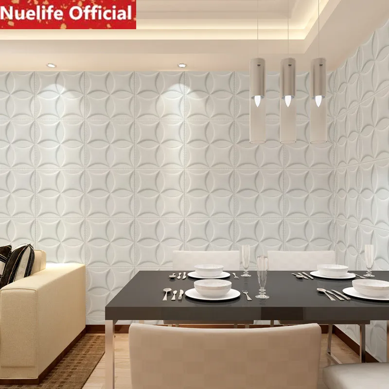 DIY Wall Panel Self Adhesive 3D Wall Sticker Living Room ...