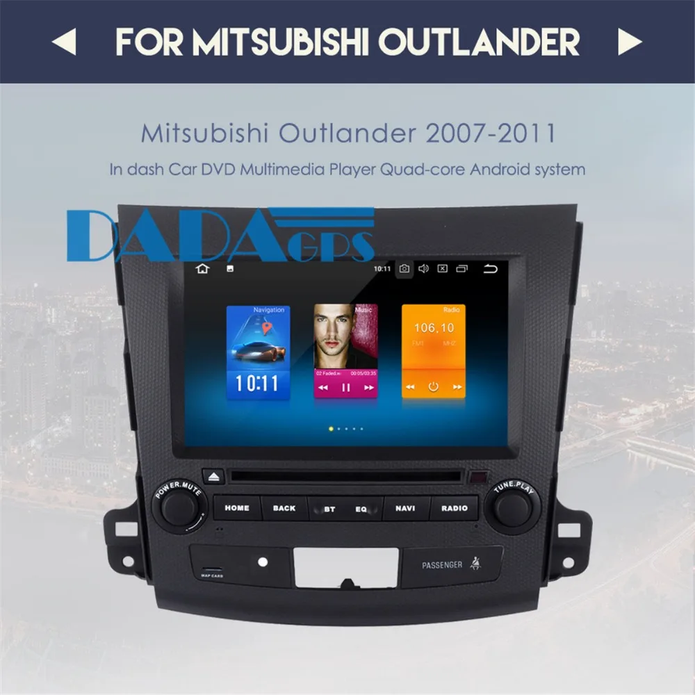 Perfect 2DIN Android 8.0 7.1 Car DVD Player GPS Navi For Mitsubishi Outlander 2006-2012 for Peugeot 4007 Radio Audio Stereo Multimedia 2