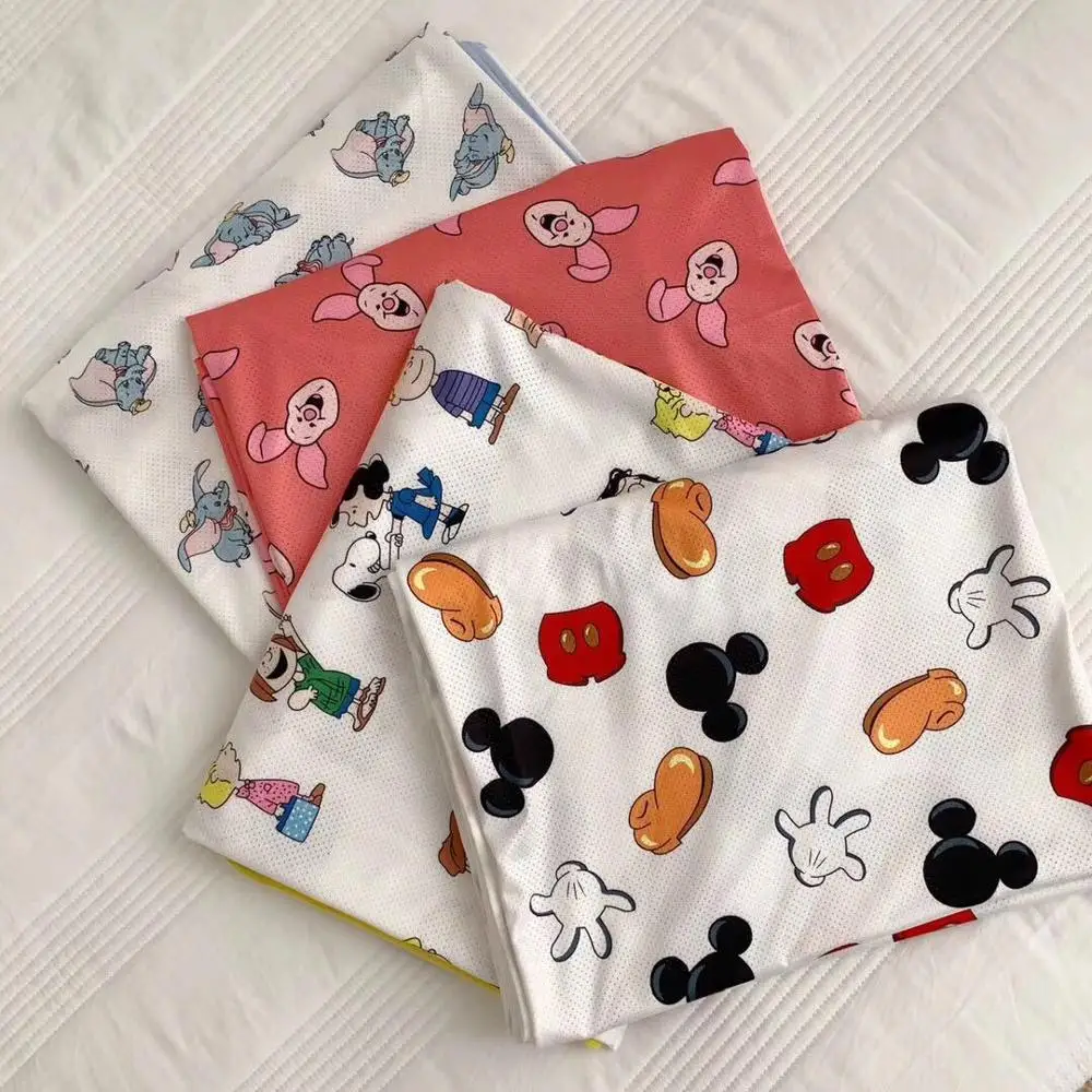Дисней мультфильм Минни Микки Маус печатных тонкие одеяла, покрывала постельные принадлежности детская простыня домашняя спальня быстросохнущая