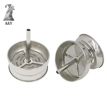 

SY 1pc Big Size Metal Charcoal Screens Holder For Shisha Hookahs Chicha Narguile DIY China Factory Wholesale Bowl Accessories