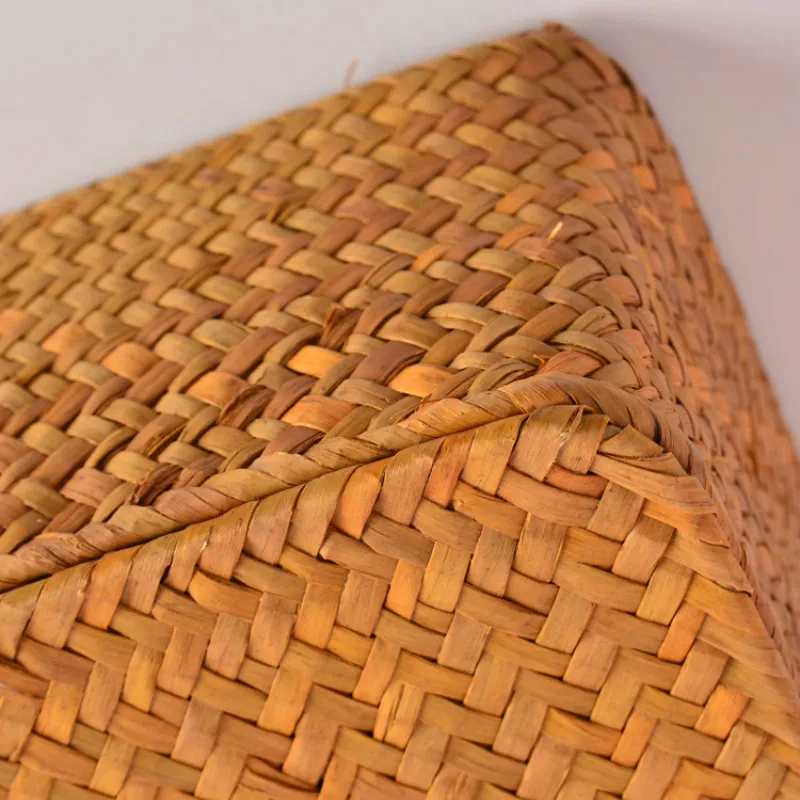 Бамбуковая корзина для хранения Weaven косметический Органайзер Офисная коробка