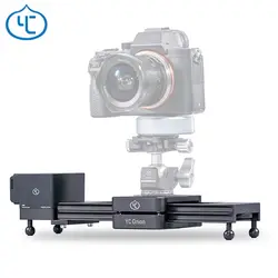 YC лук шоколад механизированная камера слайдер Легкий из алюминиевого сплава портативный для DSLR беззеркальных камера Bluetooth APP управление