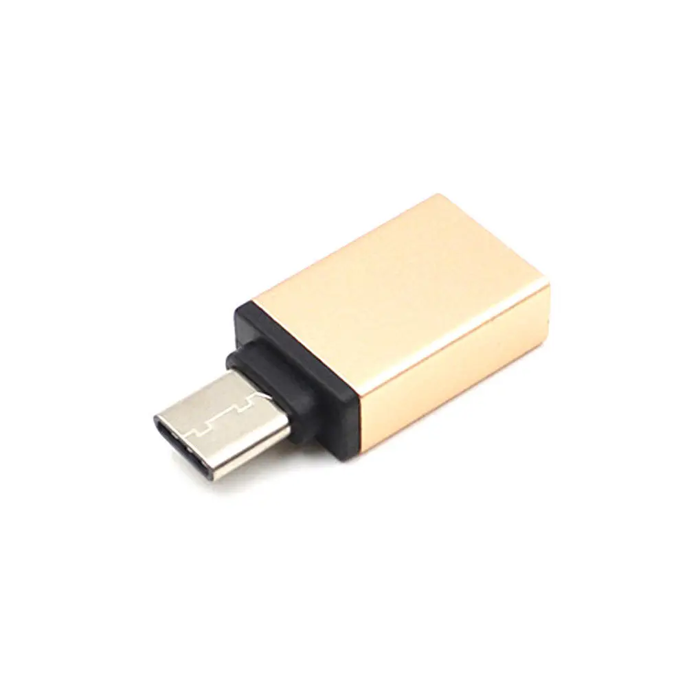 5 шт./лот USB-C Тип C мужчина к USB 3,0 Женский OTG синхронизации данных адаптер для телефона Macbook - Цвет: Золотой