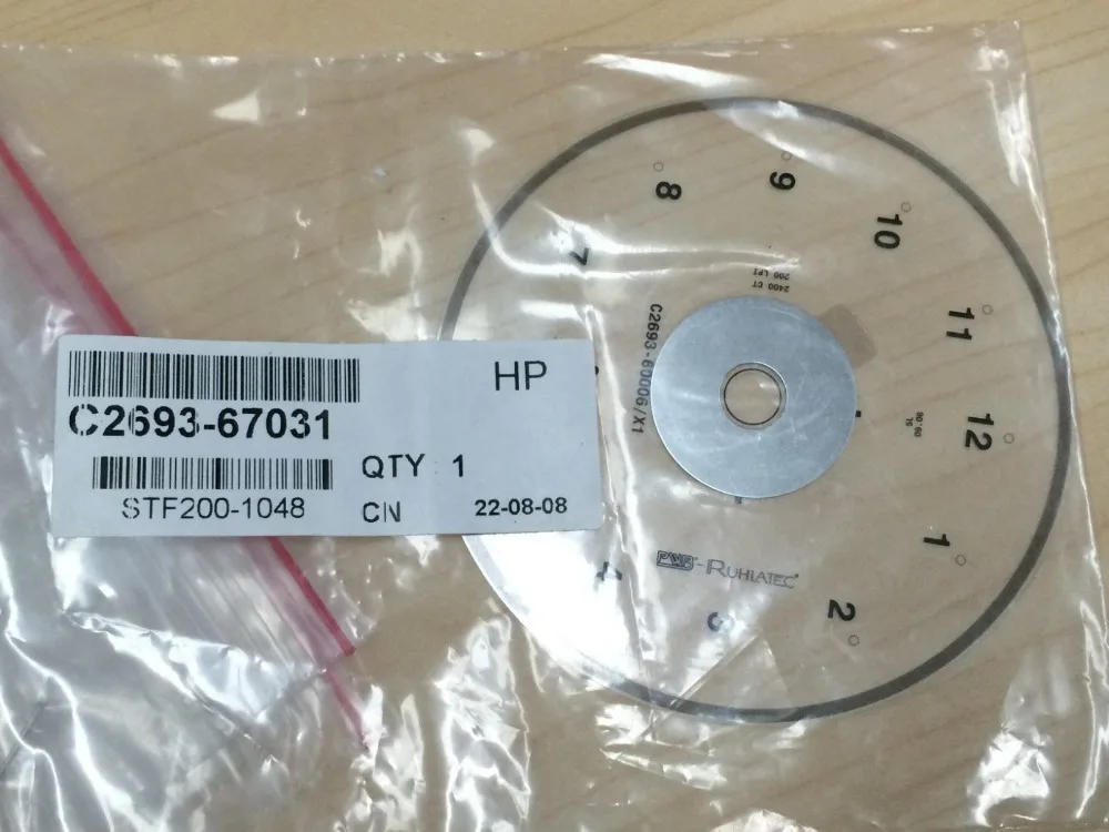 

NEW c2693-67031 For DeskJet 1180C 1220C 1280C 9300 Linefeed Encoder Disk ink printer parts Free shipping POJAN