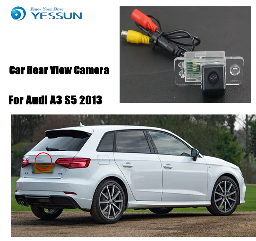 

YESSUN For Audi A3 S5 2012 2013 Car Rear View Back Up Reverse Parking Camera Waterproof Night Vision CCD+CAM