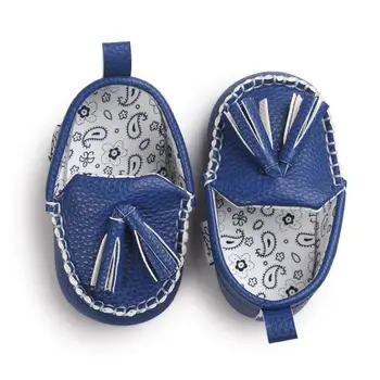 

Baby Boy Girl Baby Moccasins Soft Moccs Shoes Bebe Fringe Soft Soled Non-slip Footwear Crib Shoes New PU Suede Leather