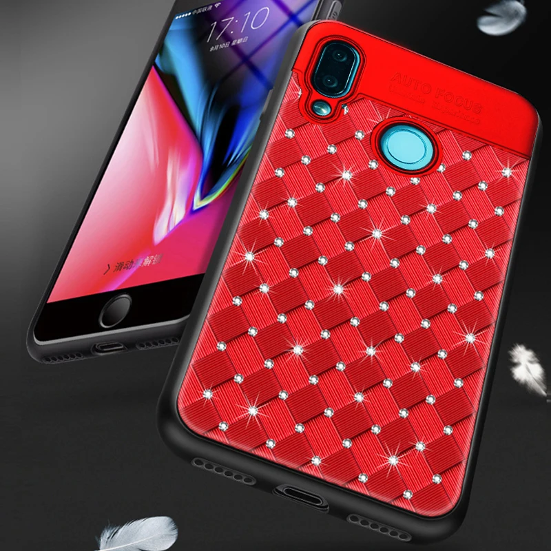 

YonLinTan glitter diamond 3D coque,cover,case For Huawei Nova 3 Nova3 on luxury back Phone silicone silicon ases