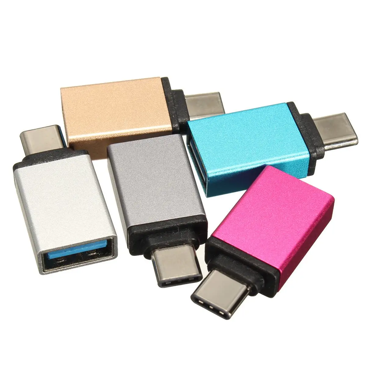 Мини-usb 3,1 type C Мужской к USB 3,0 Женский OTG Синхронизация данных зарядный адаптер конвертер алюминиевый для Oneplus для Nokia для Macbook