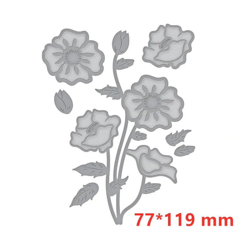 Picture 10 Morning Glory сорняки цветы птицы детские животные на день рождения металлические Вырубные штампы для поделок Скрапбукинг тиснение карты ремесла Новинка - Цвет: Picture 10