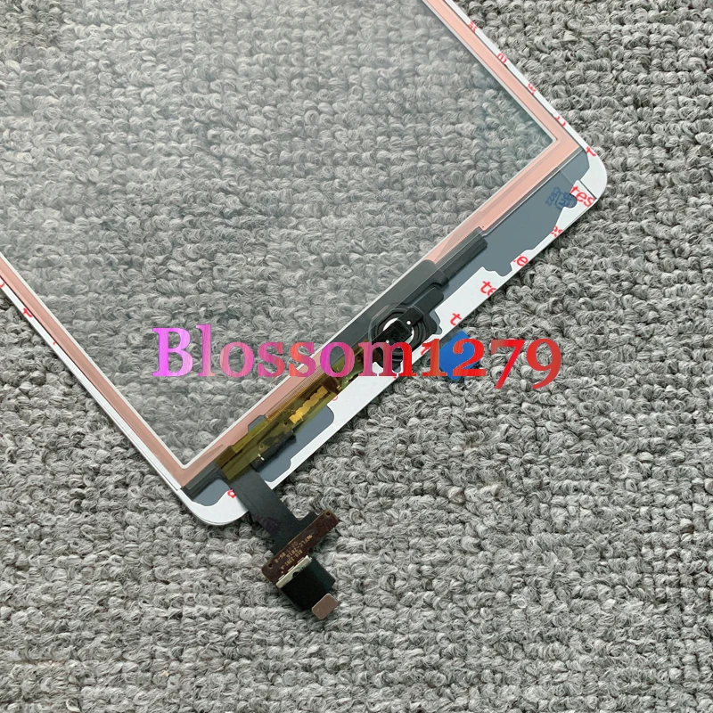 10 шт. сенсорный экран дигитайзер панель для Apple iPad mini 1 и mini 2+ кнопка+ IC+ лента+ кронштейн+ резиновое кольцо Замена
