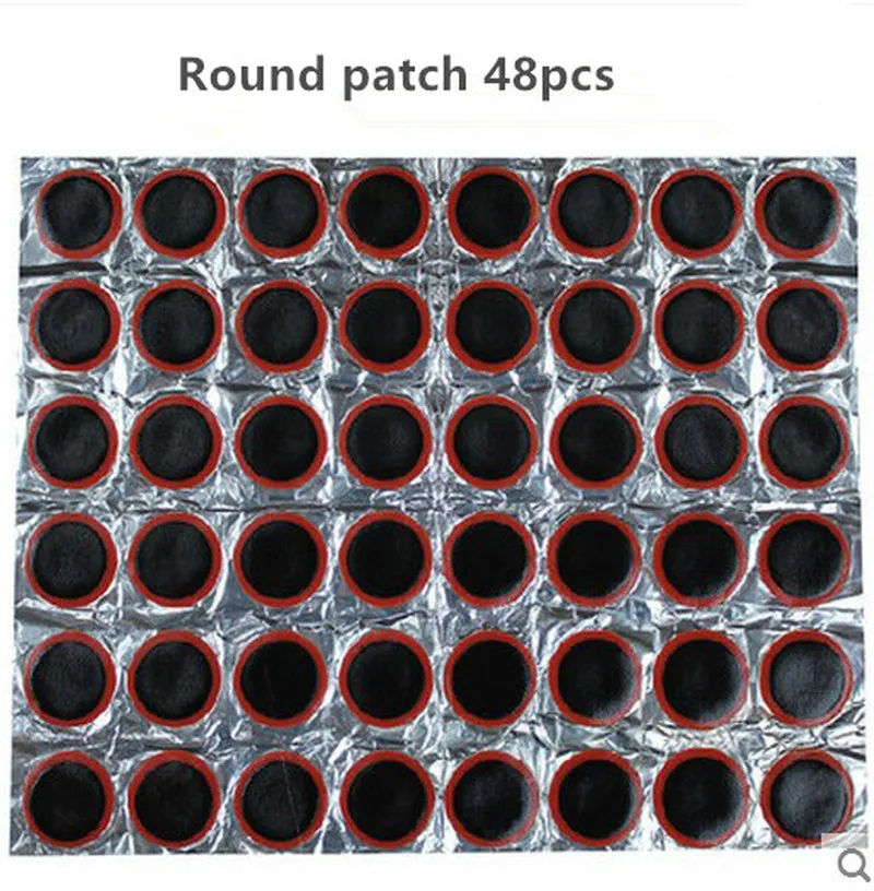 

Professional Bike Repair Kits 48Pcs/Set Cycling Puncture Patch Bicycle Motor Bike Tire Tyre Tube Rubber Puncture Patches